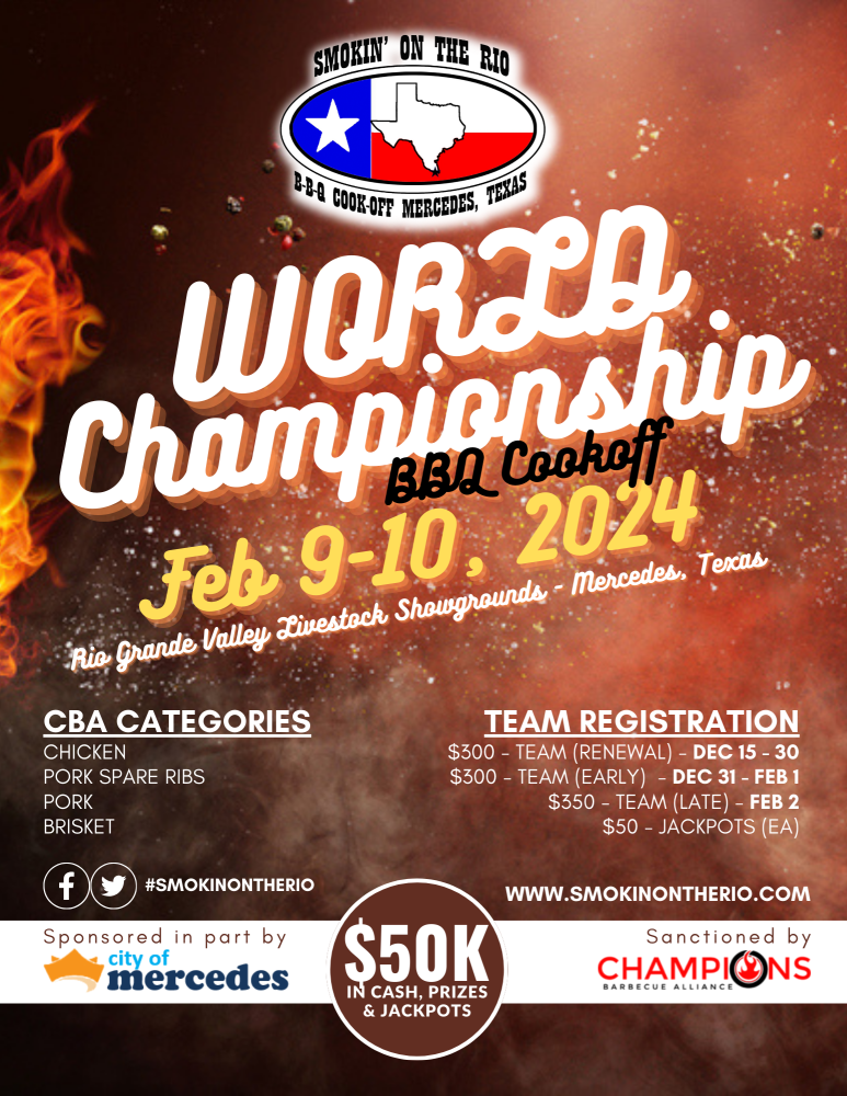 2024 World Championship BBQ Cookoff Feb 9-10, 2024
